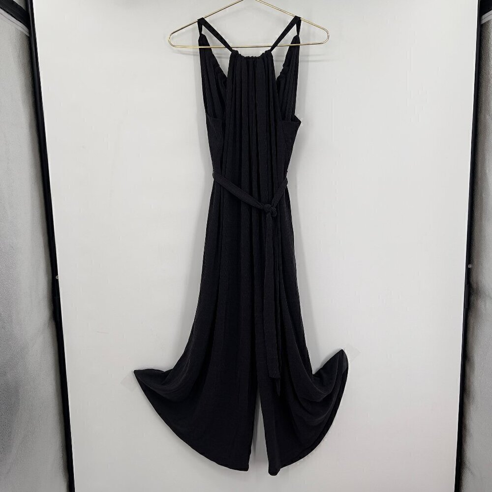 Anthropologie HD In Paris Women's Charcoal Gray Wide Leg Jumpsuit XS